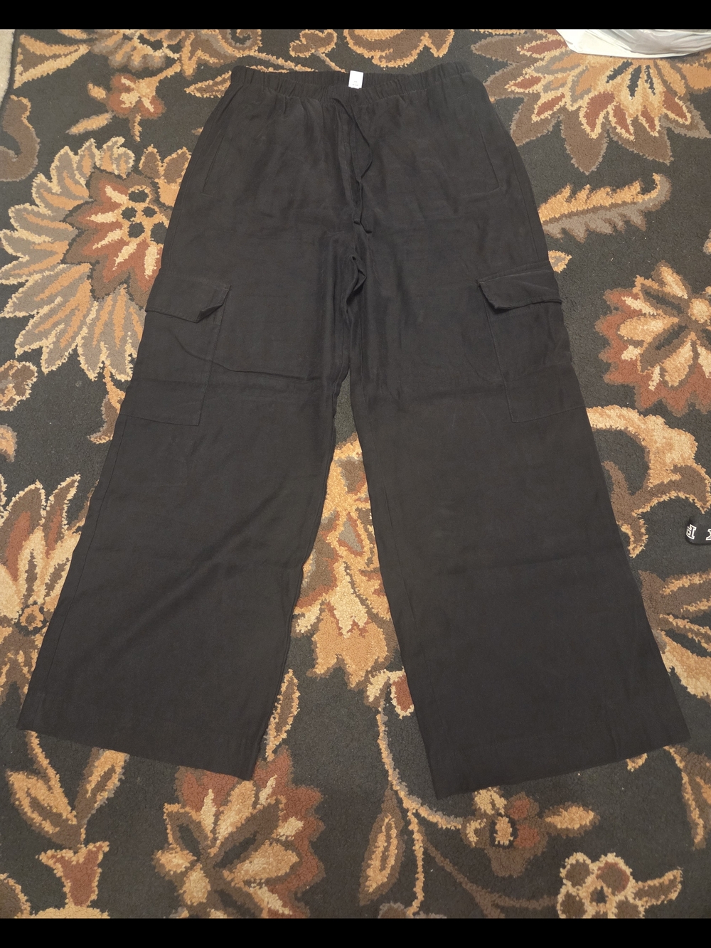 *last Call* Old Navy Black Wide-Leg Cargo Pants